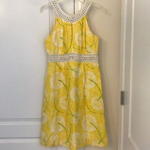 Yellow Floral Dress